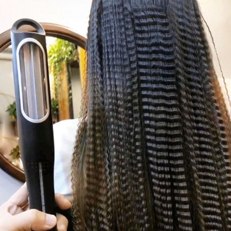 Automatinis plaukų tiesintuvas Chapinha Gofruotas Waver plaukų suktukas Profesionalus garbanojimo žnyplės Crimpers Iron Curly Waver F6M6