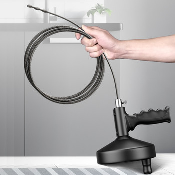 Специални инструменти за канализация, домакинска ръка - разклатете еднократно, устройство за отпушване на тоалетна тръба