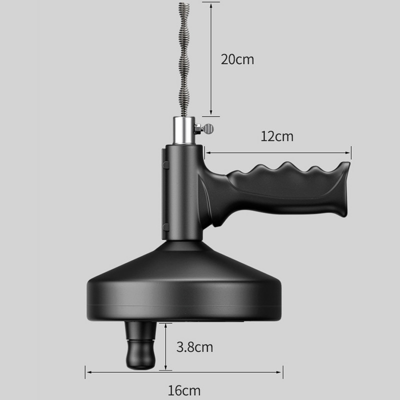Instrumente speciale pentru canalizare, mâna de uz casnic - scuturare o singură lovitură, dispozitiv de deblocare a colmatarii țevilor de toaletă