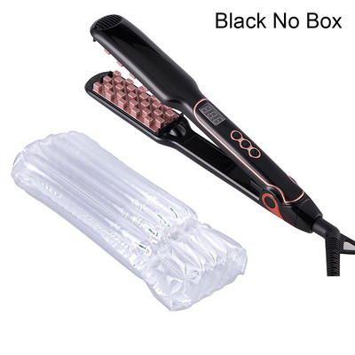3D Fluffy Hair Styling Hair Volumizing Iron 2 IN 1 Hair Straighting Curling Ceramic Crimper Κυματοειδές μπούκλες επίπεδο σίδερο