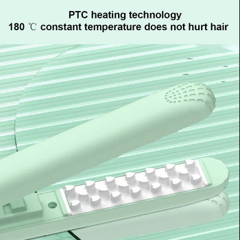 Σίδερο για μπούκλες Mini 3D Grid Hair Crimper Volumizing Hair Iron Κεραμικός νάρθηκας από καλαμπόκι Perm Επίπεδος σίδηρος Εργαλεία styling μαλλιών Δώρο για γυναίκες