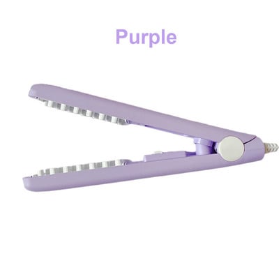 Σίδερο για μπούκλες Mini 3D Grid Hair Crimper Volumizing Hair Iron Κεραμικός νάρθηκας από καλαμπόκι Perm Επίπεδος σίδηρος Εργαλεία styling μαλλιών Δώρο για γυναίκες