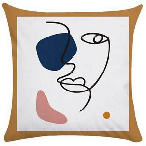 Kanapé Lakás dekoráció Retro Art Absztrakt kék nyomtatású párnahuzat dobás párnahuzat dekoratív párnahuzat