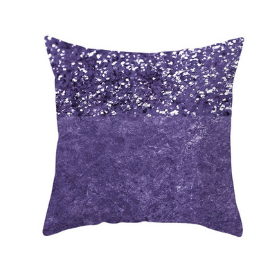 45x45cm Καρδιά Γούρια Μωβ Γεωμετρική Μαξιλαροθήκη Ροδάκινο Skin Ins Styles Κάλυμμα μαξιλαριού Μαρμάρινο Φυτό Aloe Vera Διακόσμηση σπιτιού