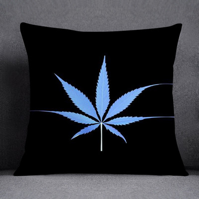 Bob és weed Asaba téma párnahuzat poliészter párnahuzat otthoni dekoratív barackbőr kanapé párnahuzat 45x45cm