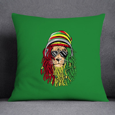 Bob és weed Asaba téma párnahuzat poliészter párnahuzat otthoni dekoratív barackbőr kanapé párnahuzat 45x45cm