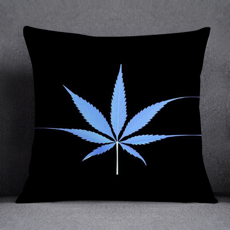 Bob és weed Asaba téma párnahuzat poliészter párnahuzat otthoni dekoratív barackbőr kanapé párnahuzat 45x45cm