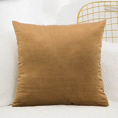 Πολυτελές κάλυμμα μαξιλαριού βελούδινο μονόχρωμο ριχτάρι μαξιλαροθήκη για καναπέ αυτοκινήτου Διακοσμητικό κάλυμμα μαξιλαριού οσφυϊκού σώματος Διακοσμητική μαξιλαροθήκη σπιτιού