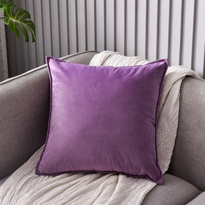 Πολυτελές κάλυμμα μαξιλαριού βελούδινο μονόχρωμο ριχτάρι μαξιλαροθήκη για καναπέ αυτοκινήτου Διακοσμητικό κάλυμμα μαξιλαριού οσφυϊκού σώματος Διακοσμητική μαξιλαροθήκη σπιτιού