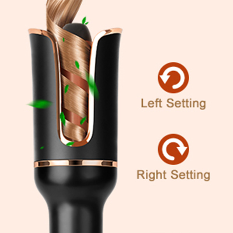 Fier de ondulare a părului cu rotație automată Ondulare automată a buclelor Valuri Ondulator cu aer magic ondulat din ceramică Unelte profesionale pentru stilul ondulatorului de păr