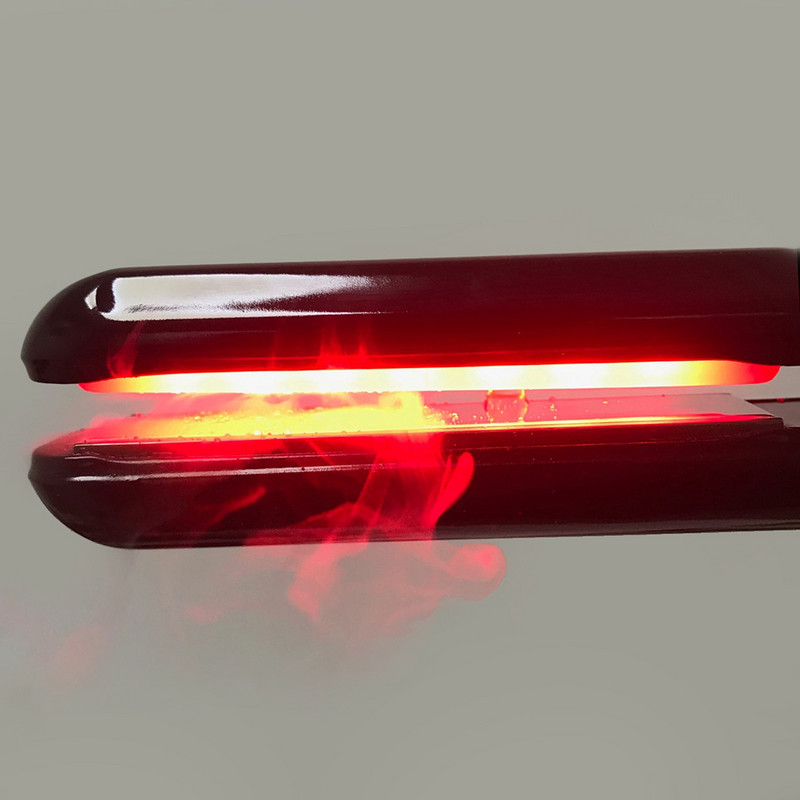 Ultrahangos infravörös hajápoló vasaló a sérülések helyreállításához Professzionális hidegvasalók LCD kijelző 110V-240V hajvasaló