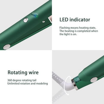 Керамични преси за изправяне 1 инч Анион Бързо загряваща преса за коса Маша LED Dispaly Инструмент за оформяне на коса за домашна употреба при пътуване