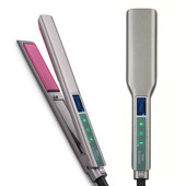 Επαγγελματικό επίπεδο σίδερο μαλλιών Έξυπνη οθόνη LCD αφής ισιωτικό μαλλιών Κεραμικό πλωτό πάνελ ισιώματος σίδερα Εργαλείο κομμωτηρίου