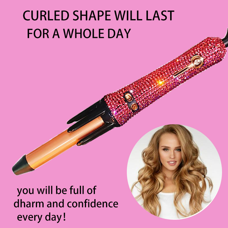 Automatikus hajcsavaró Bling hajsütővas modellador de cachos boucleur cheveux ondulador de cabello risadoras para cabello