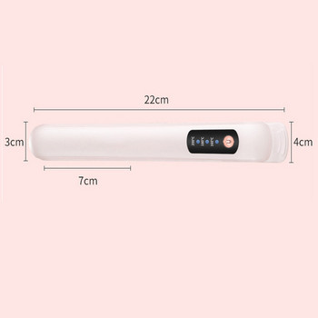 USB акумулаторна плоска ютия Безжична преносима керамична преса за коса Маша Леко изправяне Уред за оформяне на брада 4000mA