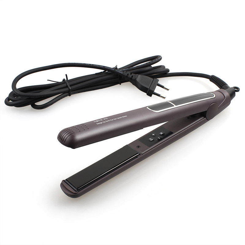 Plaukų tiesinimo suktukas turmalino keraminis plokščias geležies keratinas 230 ℃ MCH greito karščio tiesinimo lygintuvai salono plaukų formavimo įrankiai