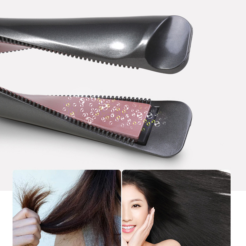 SONOFLY daugiafunkcis plaukų suktukų tiesintuvas 2 viename spiralinės bangos garbanojimo geležis 140 ℃–230 ℃ LCD temperatūros valdiklis, nešiojamas Y-003