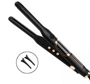 Profesionalus plaukų tiesinimo suktukas pieštukas Plokščias lygintuvas trumpiems plaukams Ploni U formos plokšteliniai plaukų formavimo įrankiai 450 ℉ dviguba įtampa