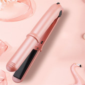 Nešiojamas plaukų lygintuvas mažas USB įkraunamas plaukų tiesintuvas suktukas belaidis tiesinimo lygintuvas salono formavimo įrankiai 100-240V