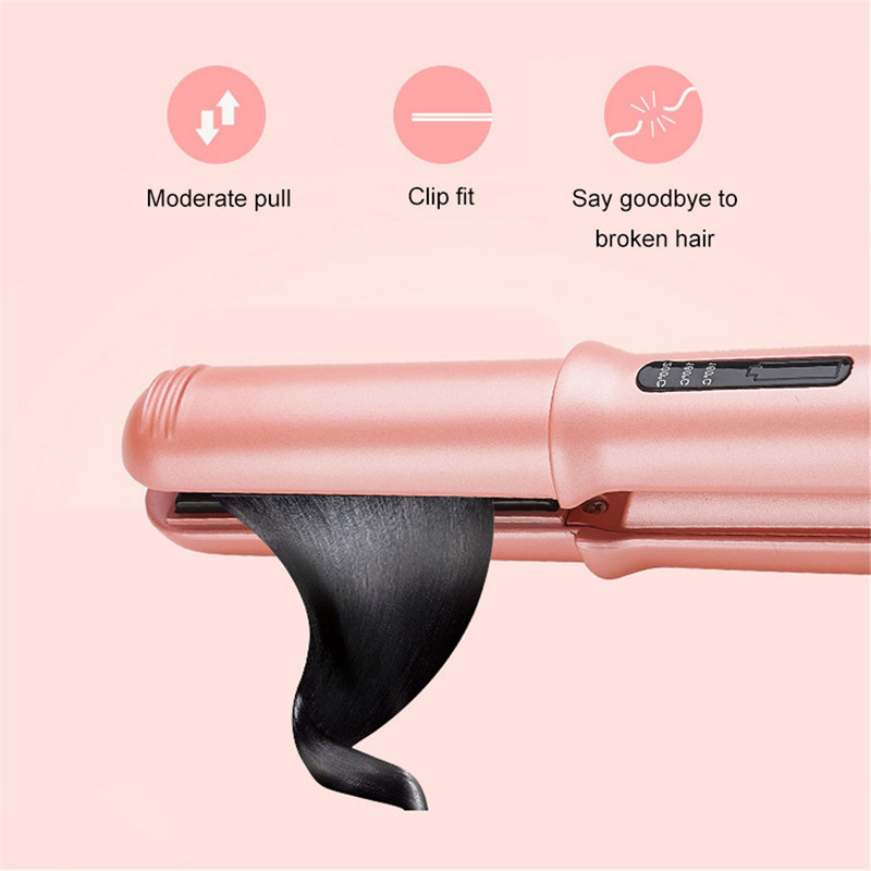 Nešiojamas plaukų lygintuvas mažas USB įkraunamas plaukų tiesintuvas suktukas belaidis tiesinimo lygintuvas salono formavimo įrankiai 100-240V