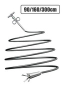 Kanalizacijos vamzdžių atblokavimo priemonė Gyvatės spyruoklinis vamzdžio gilinimo įrankis Virtuvės vonios kambarys Kanalizacijos valymo įrankis Virtuvės priedai