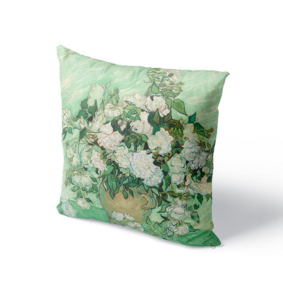 Van Gogo aliejinė tapyba pagalvės užvalkalas sofos pagalvėlės užvalkalas saulėgrąžos žvaigždėtas naktinis pagalvės užvalkalas Vestuvių vakarėlis namų dekoras 45x45cm