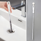 45 cm naujas lankstus nutekėjimo plaukų gyvatės užkimšimo valiklis kriauklės vonios kambario valiklis kanalizacijos šepetys kanalizacijos vamzdžių gilinimo valymo įrankiai