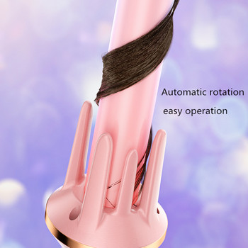 Професионална автоматична въртяща се маша за коса Керамична 28 мм електрическа маша Грижа за косата за жени