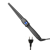 „EU Plug“ plaukų garbanojimo lygintuvas Greitai įkaistantis reguliuojamas plaukų formavimo suktukas „Salon Cone“ profesionalus „Waver“ stilius