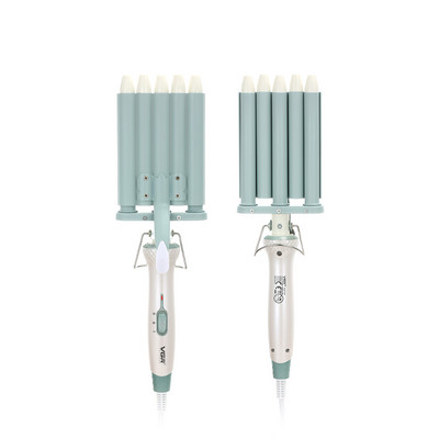 Profesionalus elektrinis garbanojimo lygintuvas 220 V plaukų suktukas Kirpykla formavimo įrankiai Plaukų garbanojimo geležis Ripple Wave Kukurūzų Perm Įtvaras