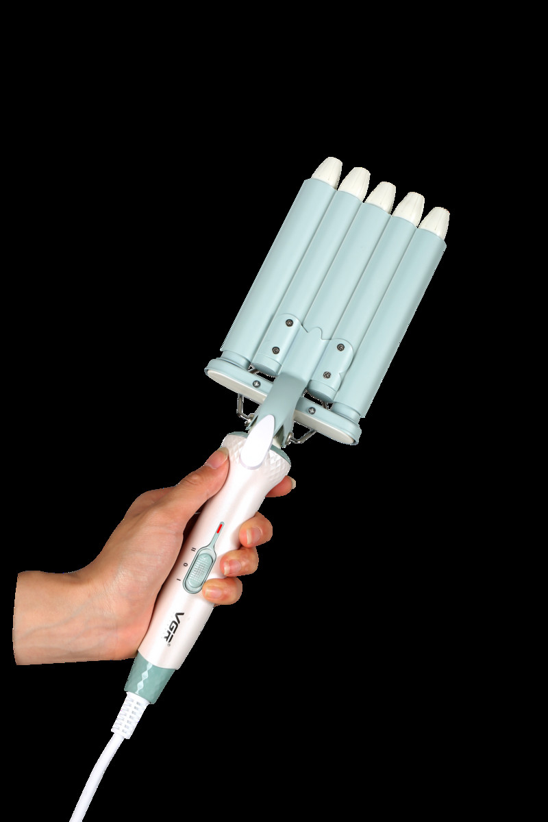 Profesionalus elektrinis garbanojimo lygintuvas 220 V plaukų suktukas Kirpykla formavimo įrankiai Plaukų garbanojimo geležis Ripple Wave Kukurūzų Perm Įtvaras