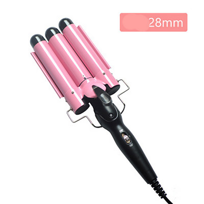 Ondulator de păr profesional Fier de ondulat de păr din ceramică cu trei butoaie Ondulator de păr Instrumente de stilizare 20 mm, 22 mm, 25 mm, 28 mm, 32 mm Dimensiune