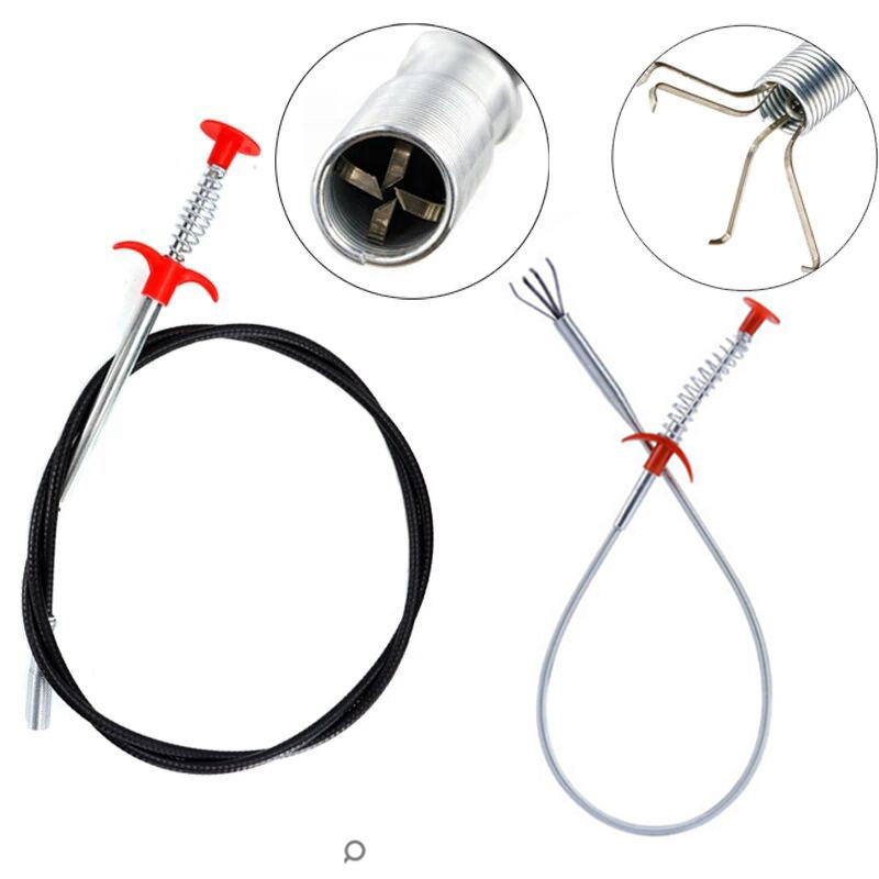 60-300 cm plaukelių gaudyklė kanalizacijos kriauklės kubilo žemsiurbės šalinimo priemonė spyruoklinio vamzdžio valymo priemonė kanalizacijos kamščių valytuvui valyti kriauklės žemsiurbės įrankiai