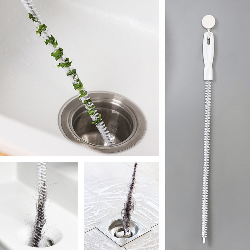 45 cm spyruoklinio vamzdžio gilinimo įrankiai, kanalizacijos gyvatė, kanalizacijos valiklio lazdelės, kamščių šalinimo priemonės, buitiniai virtuvės kriauklei