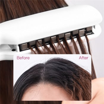 3D Grid Hair Crimper Volumizer Ceramic Professional Hair Fluffy κυματοειδές μπούκλα Flat Iron Νάρθηκας μαλλιών καλαμποκιού περμανάντ 5 θερμοκρασιών