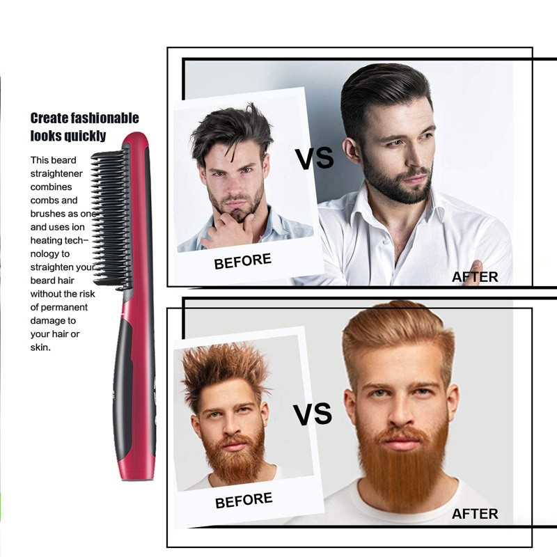 6 režimų skystųjų kristalų ekranas ištiesinti plaukus šukos Karštos šukos tiesinimas lygintuvas formavimo kaitinimas tiesintuvas Elektrinis džiovintuvas šepetys tiesus plaukų formavimo įrankis