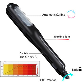 Auto Hair Curling Iron Corn Splint Curler Professional Corn Plate Curly Machine Hair Styling Tool Dual Voltage