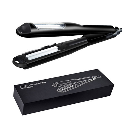 Automatinis plaukų garbanojimo geležies kukurūzų įtvaras suktukas Profesionalus kukurūzų lėkštė garbanotas plaukų formavimo įrankis dvigubos įtampos