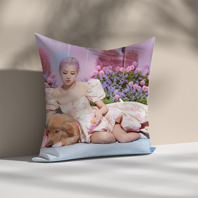 Koop-juodai rožinės spalvos pagalvės užvalkalai dekoratyvinės pagalvės sofoms Anime pagalvės užvalkalai pagalvėlės pagalvėlės namų dekoro 45x45 užvalkalai lovos apkabinimai