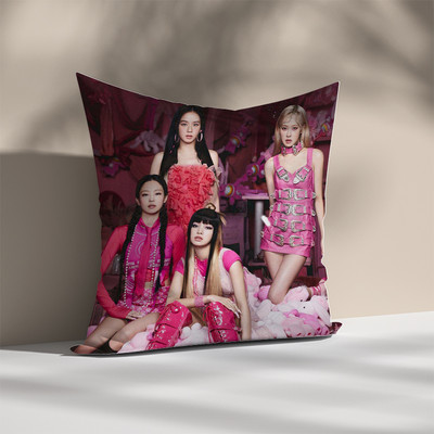 Koop-juodai rožinės spalvos pagalvės užvalkalai dekoratyvinės pagalvės sofoms Anime pagalvės užvalkalai pagalvėlės pagalvėlės namų dekoro 45x45 užvalkalai lovos apkabinimai