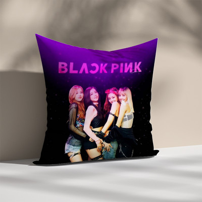 Koop-juodai rožinės spalvos pagalvės užvalkalai dekoratyvinės pagalvės sofoms Anime pagalvės užvalkalai pagalvėlės pagalvėlės namų dekoro 45x45 užvalkalai lovos apkabinimai