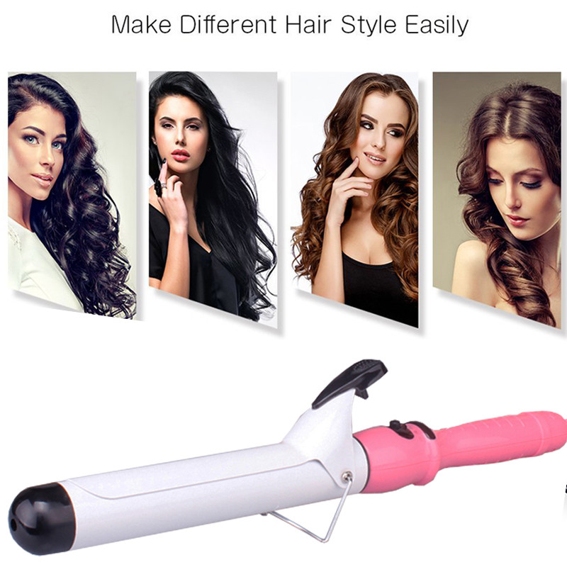 Ondulator profesional de 22-32 mm, ondulator electric din ceramică pentru ondularea părului, bucle mari, cu temperatură constantă, instrument de coafare ondulator de modă