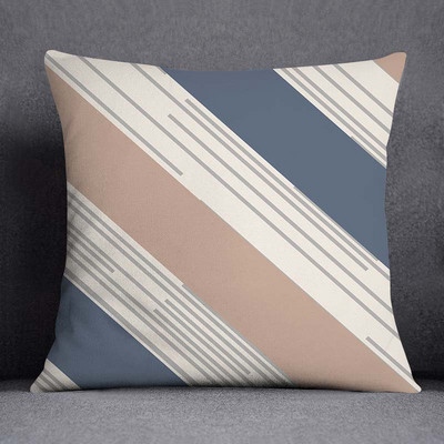 Šiaurės šalių gėlių geometrinio rašto dekoratyvinis pagalvės užvalkalas Kvadratinis pagalvės užvalkalas Namų biuro dekoratyvinis pagalvėlės užvalkalas 45cm*45cm