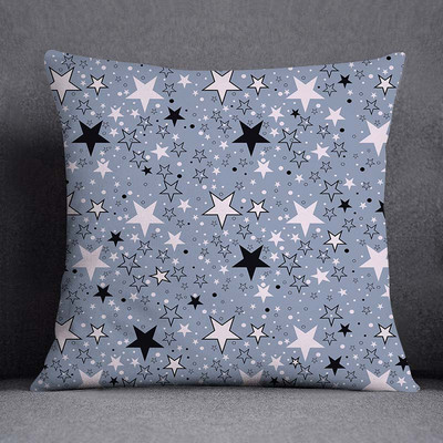 Šiaurės šalių gėlių geometrinio rašto dekoratyvinis pagalvės užvalkalas Kvadratinis pagalvės užvalkalas Namų biuro dekoratyvinis pagalvėlės užvalkalas 45cm*45cm