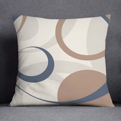 Šiaurės šalių gėlių geometrinio rašto dekoratyvinis pagalvės užvalkalas Kvadratinis pagalvės užvalkalas Namų biuro dekoratyvinis pagalvėlės užvalkalas 45cm*45cm