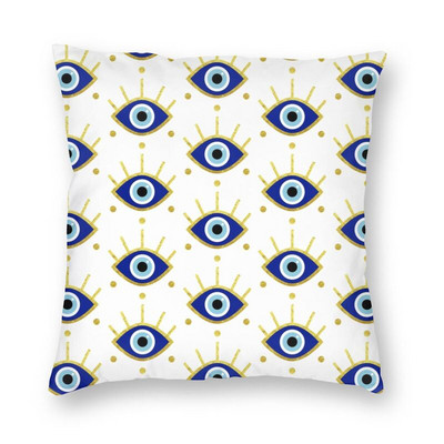 Hálószoba Nappali Evil Eye Black Art párnahuzat Mystery Spirit párnahuzat kanapé autó párnahuzat lakberendezés