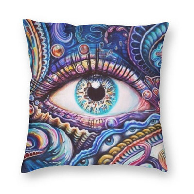 Hálószoba Nappali Evil Eye Black Art párnahuzat Mystery Spirit párnahuzat kanapé autó párnahuzat lakberendezés