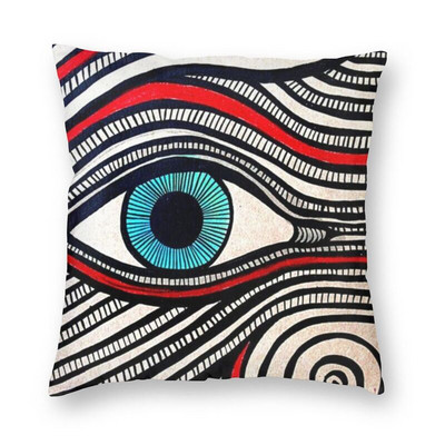 Hálószoba Nappali Evil Eye Black Art párnahuzat Mystery Spirit párnahuzat kanapé autó párnahuzat lakberendezés