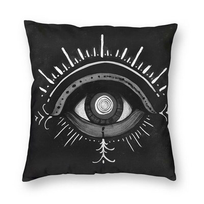 Hálószoba Nappali Evil Eye Black Art párnahuzat Mystery Spirit párnahuzat kanapé autó párnahuzat lakberendezés
