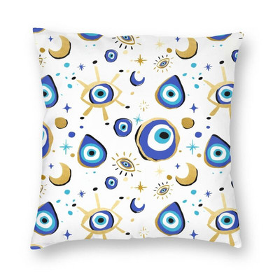 Hálószoba Nappali Evil Eye Black Art párnahuzat Mystery Spirit párnahuzat kanapé autó párnahuzat lakberendezés